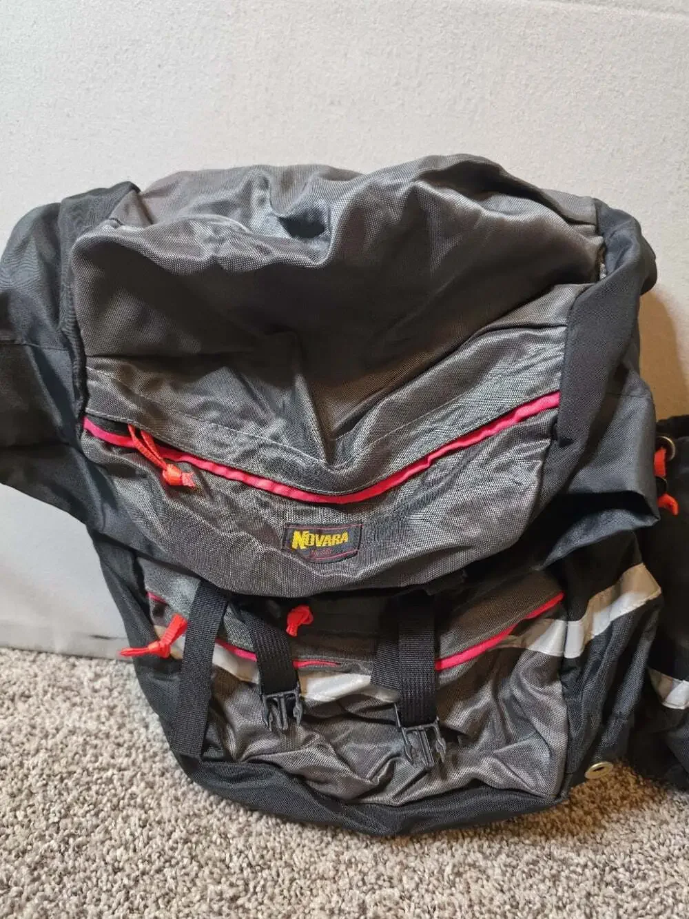 Vintage Set Of REI Novara Bicycle Pannier Bags Reflective - 18x14x7